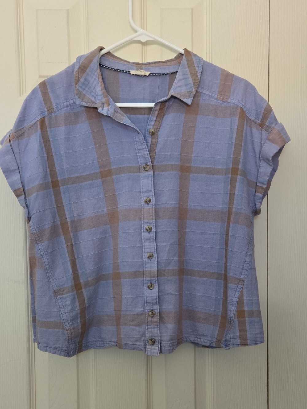 Anthropology Plaid Shirt
